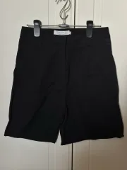 (未使用新品) ブラック リネン ショートパンツ M