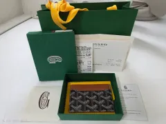 Masion Goyard ゴヤール カードウォレット ブラック/ブラウン コンビのサムネイル