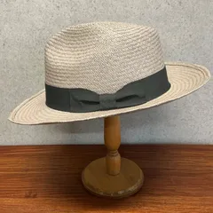 パナマハット 本パナマ帽 メンズ/レディース  エクアドル製 夏ハット 帽子 春 夏 中折れハット 中折れ帽 グレー
