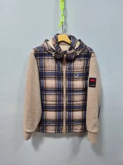 ゴールデンベア CHECK ショートダウン ニット バイカラー メンズ 105