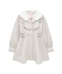 Pium はしごレースティアードミニコート - メルカリ