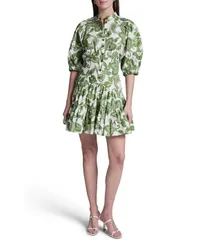ビーシビージー レディース トップス ワンピース ミニ シャツ BCBG Paisley Shirt Mini Dress Citrus Twist