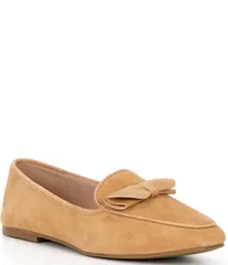コールハーン レディース シューズ スリッポン・ローファー スエード Cole Haan Payson Suede Bow Loafers Biscuit