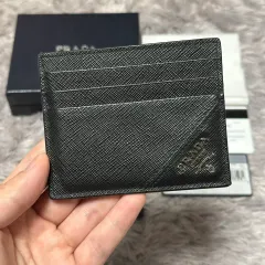 フルセット PRADA プラダ サフィアーノ カードウォレット ブラック