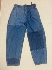 美品】ZARA × ADERERROR WIDE-LEG JEANS 34 - メルカリ