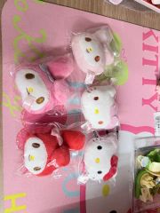 ご当地キティ 北海道限定すずらんベアキティ 眠りぬいぐるみがま口