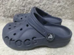 200 Crocs ネイビー サンダル スリッパ キッズ 子供靴 ジュニア