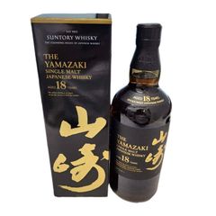 未開封 山崎 18年 シングルモルトウイスキー 700ml 箱付き - メルカリ