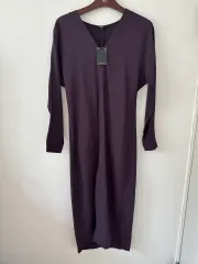 マッシモ ドゥッティ プリーツ ロング ONE PIECE DARK PURPLE 34のサムネイル