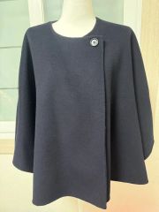 ★専用★極美品★1枚仕立て　黒 ロングコート　AMACA　(ブローチ非販売) ☆専用☆極美品☆1枚仕立て 黒 ロングコート AMACA (ブローチ非販売
