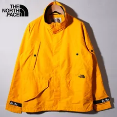 ノースフェイス THE NORTH FACE ナイロンジャケット M イエロー ロゴ刺繍 フィールドジャケット テック ストリート アメカジ 黄色 古着 D577