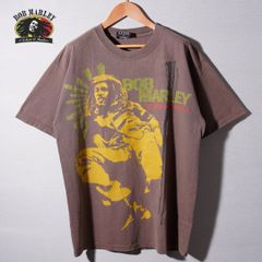 ボブマーリー Tシャツ L Bob Marley レゲエ ラスタ プリントT カーキ