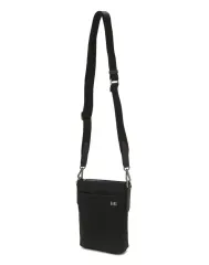 (時間特価) DAKS メンズ ミニ クロスバック ブラック 新品のサムネイル