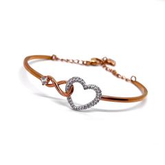 Folli Follie Silver925 Heart Bracelet - メルカリ