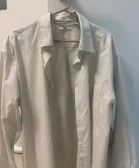 ユニクロ U ストライプ シャツ M