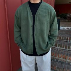 着用数回】ALLEGE RIB CARDIGAN Lime サイズ3 - メルカリ
