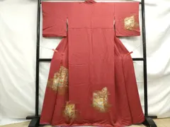 平和屋着物■訪問着　刺繍　花鳥文　暈し染め　金彩　正絹　逸品　DABF4875qa