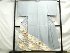 平和屋着物■豪華色留袖　駒刺繍　エ霞笹梅文　金彩　正絹　逸品　DABF4914qaのサムネイル