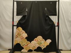 平和屋着物▽上質な紬　単衣　幾何学文様　正絹　逸品　AABC0536fy 平和屋着物▽上質な紬 単衣 幾何学文様 正絹 逸品 未使用 AABB3894jh