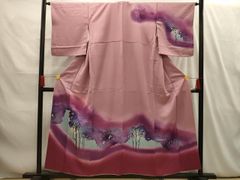 平和屋着物●六通柄袋帯　唐織　立涌花文　黒地　正絹　逸品　DABE5104ps 平和屋着物○六通柄袋帯 唐織 立涌花文 黒地 正絹 逸品 DABE5104ps