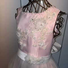 バレエ ボディ芯入りジョーゼットワンピース 花輪付き 大人サイズ4着