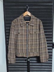 Supreme チェック柄 ジップアップジャケット 茶色25aw最終値下げ Supreme チェック柄 ジップジャケット ブラウン ボアジャケット最終