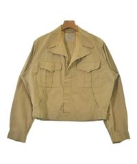 L 40s 50s レーヨン ギャバジャン ベージュ フラップ付 - メルカリ