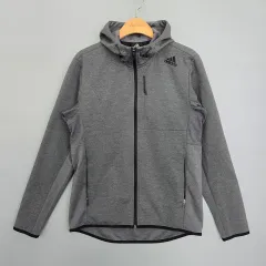 アディダス adidas クライマストーム Q1 機能性 フード ジャケット グレー 95