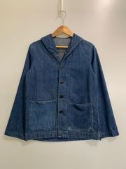 30s40s ビンテージ U.S.N ヘチマ襟 カバーオール デニム NAVY - メルカリ