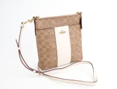 COACH コーチ キーキット メッセンジャー シグネチャー ジャカード クロスバック