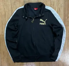 PUMA プーマ ブラック トラックジャージ トレーニング ジャケットのサムネイル