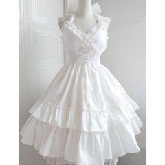 美品✨Chalmiere コットンフリルエプロン ベイクドベリーシリーズ M