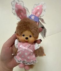 顔でかモンチッチ 眼鏡 座り ぬいぐるみ 黄色 - メルカリ
