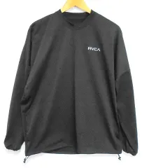 26g454x【中古】RVCA ﾙｰｶ　ﾒﾝｽﾞ　ﾗｯｼｭｶﾞｰﾄﾞ　長袖　ﾊﾞﾝﾀﾞﾅ　ﾌﾞﾗｯｸ　BF04AP81のサムネイル