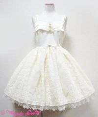 MAJOH MINI RIBBON DOLL ONEPIECE (WHITE) - メルカリ