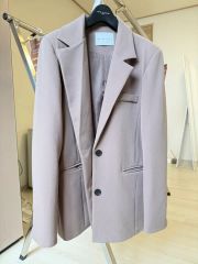 Wool Blend Jacket cocoa S herlipto - メルカリ