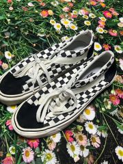 vans vault バンズボルト イタリアンレザー 希少 チェッカー - メルカリ