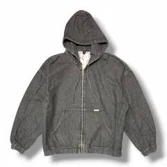 参考上代46200円 未使用 COOTIE 25AW 12.5oz Denim Zip Up Hooded Jacket デニムジップアップフーデッドジャケット クーティー CTE-25A206 ブラックフェード L （14937M）のサムネイル