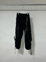 Amilige サスペンダーベルトZIPパンツ - メルカリ