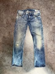 美品】DIESEL ホワイト ストレッチ デニム メンズ W32L30 - メルカリ