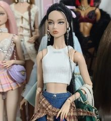 ポピーパーカーファッションロイヤリティ1/6ドール服ハンドメイド