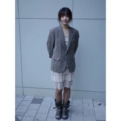JONES NEW YORK 紺ブレ ダブル 銀ボタン ベルベット襟 USA製 - メルカリ