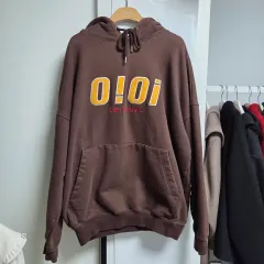 oioi O!Oi 裏起毛パーカー ブラウン Lのサムネイル