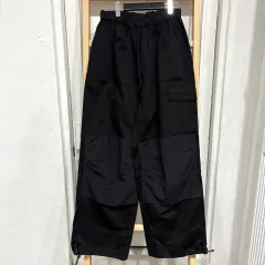 新品 コットン カーゴワイドパンツ