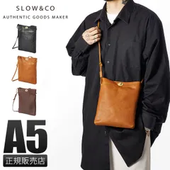 【メーカー正規品】SLOW スロウ バッグ ショルダーバッグ ショルダーポーチ メンズ レディース ミニ レザー 本革 小さめ 小さい ボーノ bono 49S300Kのサムネイル