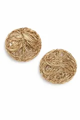 GOLD ワイヤー 靴 装飾 ピン / POINT シューズ クリップ 直径 5.5cm