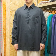 Perry Ellis 90’s Pullover Shirt / Black【XL】 メンズ 古着 シャツ ペリーエリス アメリカ古着 90s 80s