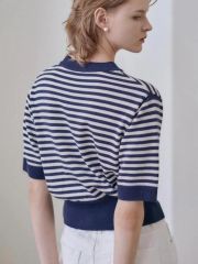 カットソー(半袖/袖なし) herlipto Saint-Louis Striped Top Herlipto Saint-Louis Striped Top White - メルカリ