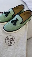 エルメス グリーン タッセル ローファーのサムネイル