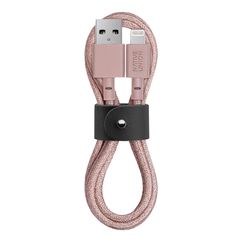 【新品】 Native Union Belt Cable USB-A to Lightning - 4フィート 超強力補強 [MFi認証] 耐久性充電ケーブル、レザーストラップ付き、iPhone 14、iPhone 13、iPhone 12およびそれ以前の 1